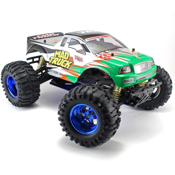 Demo - Radiostyrda bilar - 1:10 - Mad Truck BL 4wd - Borstlöst paket - 2,4Ghz