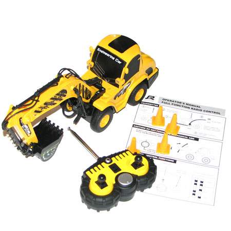 Thumbnail 711 f�r Radiostyrda arbetsfordon - Mini Gr&auml;vmaskin - RTR