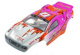 RC Radiostyrt HBX Kaross rosa 1:18 StadiumTruck reservdelar bil