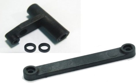 Bild p� HBX 1:10 X-missile Steering Bush set A Ackerman Plate