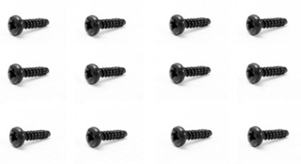 Bild p� HBX Round Head Screw 2.5*12 12st