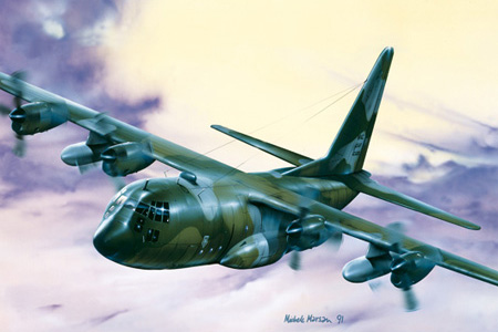 RC Radiostyrt Modellflygplan - C-130 Hercules E/H - 1:72 - Italeri