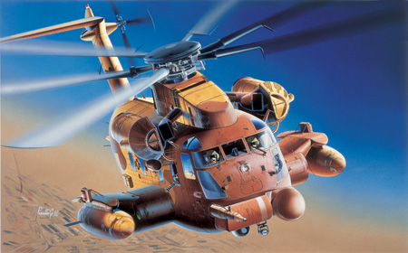 RC Radiostyrt Modell helikopter - MH-53j Pave low III - 1:72 - Italeri