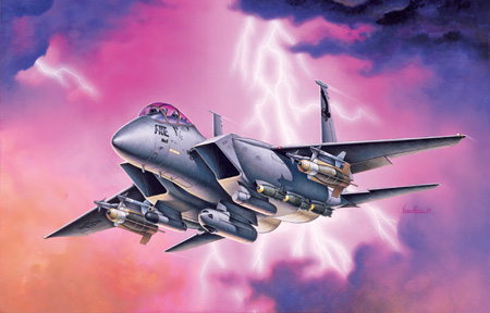Bild p� Modellflygplan - F-15E Eagle - 1:72 - Italeri