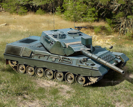 RC Radiostyrt Byggsats Stridsvagn - Leopard 1 A3/A4 - 1:72 - Italeri