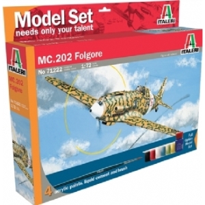 RC Radiostyrt Modellflygplan - MC 202 Folgore - Model set - 1:72 - Italeri