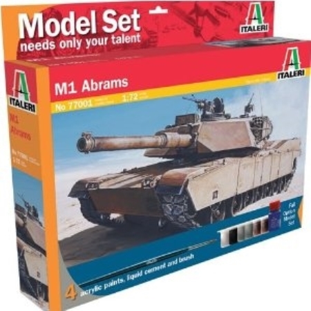 RC Radiostyrt Byggsats Stridsvagn - M1 Abrams - Model set - 1:72 - Italeri