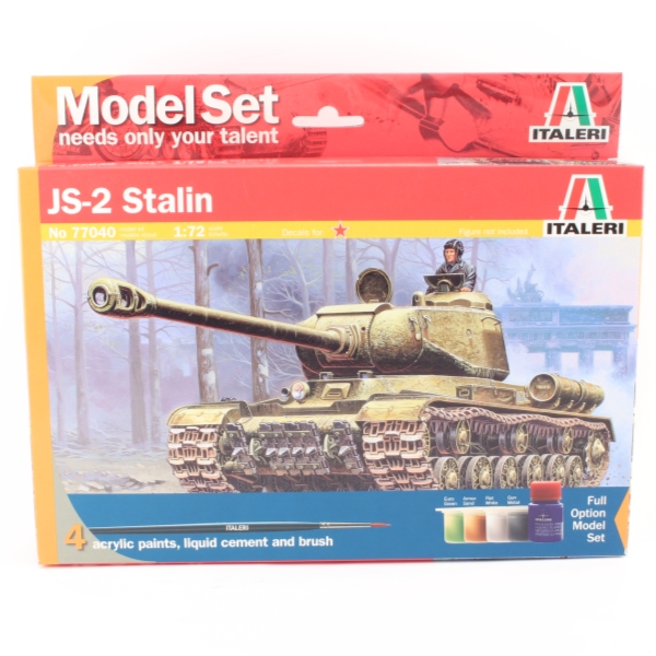 RC Radiostyrt Byggsats Stridsvagn - JS-2 STALIN - Model set - 1:72 - Italeri