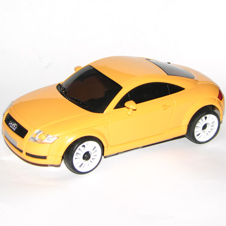 Radiostyrda bilar - 1:28 - Iwaver 02M Audi - 2,4Ghz - LCD - Gul - RTR