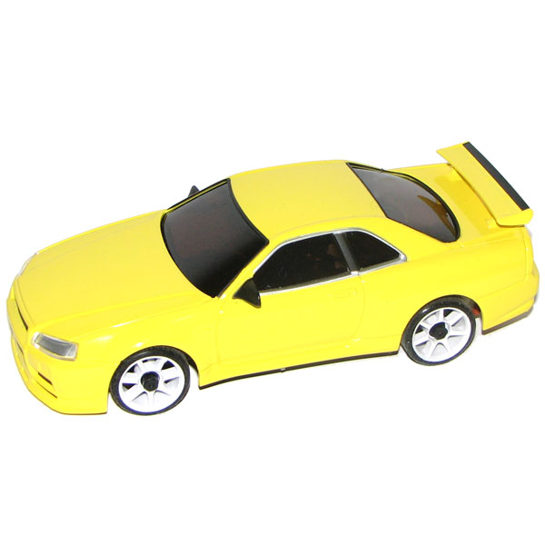 Bild p� Radiostyrda bilar - 1:28 - Iwaver 02M Nissan - Gul - RTR