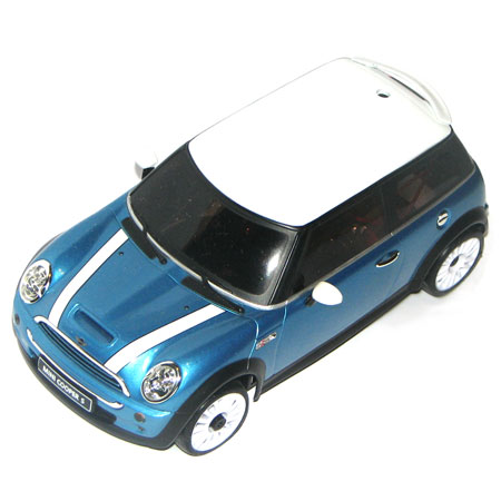 Bild p� Radiostyrda bilar - 1:28 - Iwaver 02M Mini Cooper - 2,4Ghz - LCD - Bl&aring;- RTR