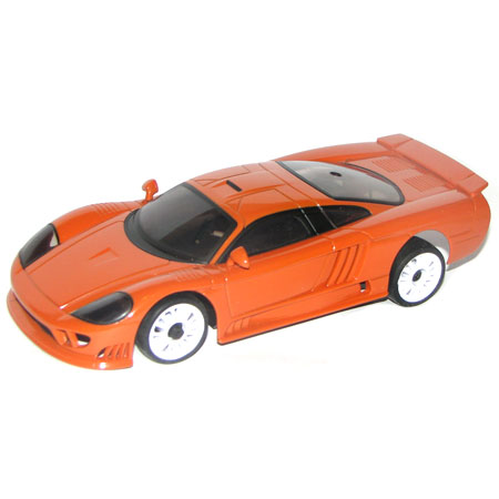 Radiostyrda bilar - 1:28 - Iwaver 02M Saleen - 2,4Ghz - LCD - Orange - RTR