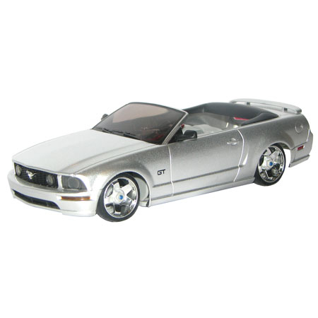 Radiostyrda bilar - 1:28 - Iwaver 04M Ford Mustang - 4WD - 2,4Ghz - Silver - RTR