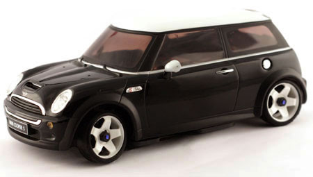Bild p� Radiostyrda bilar - 1:28 - Iwaver 04M Mini Cooper - 4WD - 2,4Ghz - Svart - RTR