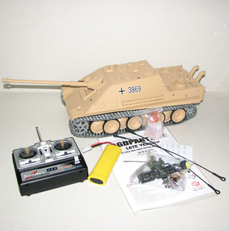 Thumbnail 711 f�r RC tank - 1:16 - Jagdpanther - Desert - MET. Upg. - RTR