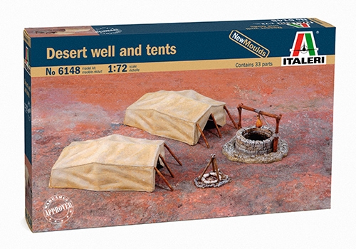 Byggmodell - Desert Well and tents - 1:72 - Italieri