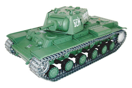 Demo - Radiostyrd stridsvagn - 1:16 - Russian KV-1 - BATTLE + Flash - METALL - rök & ljud - RTR