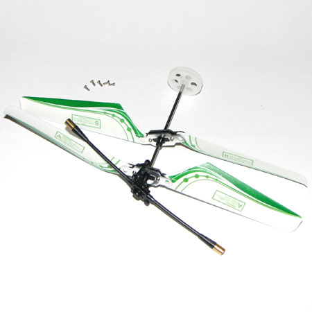 RC Radiostyrt Reservdel helikopter - 60-038 - Grön - Kyanite 3D