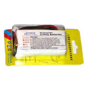 Bild p� Batteripack Li-PO - Batteripack 11,1V 1300mAh - T-Kontakt