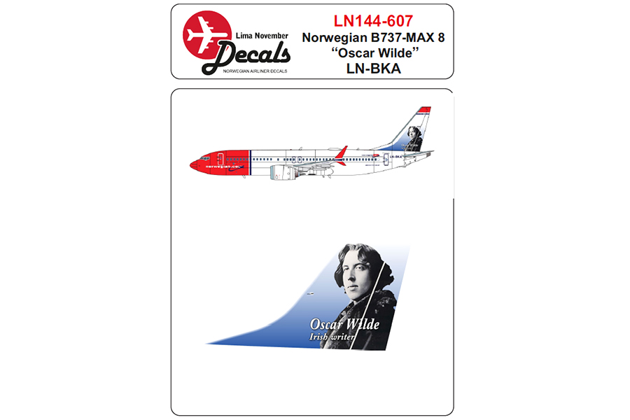 Byggmodell flygplan - Boeing 737-8 Max - 1:144 - Zvezda