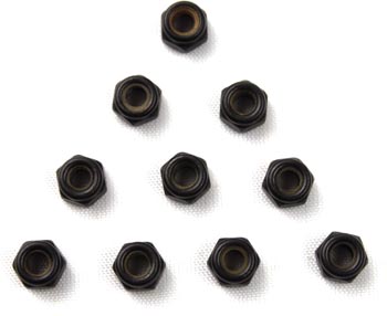 Bild p� 120964 - M3 Lock Nut black - S10 - 10 pack