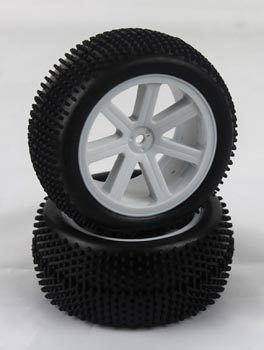 Bild p� 122003 - VTEC 1:10 pre-glued tire rear - S10 BX - 2 pack