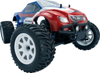 Bild p� 122102 - Body Shell Prepainted red/blue - S10 MT
