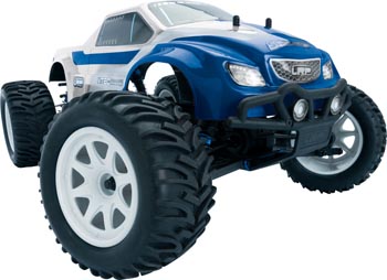 Bild p� 122103 - Body Shell Prepainted blue/white - S10 MT