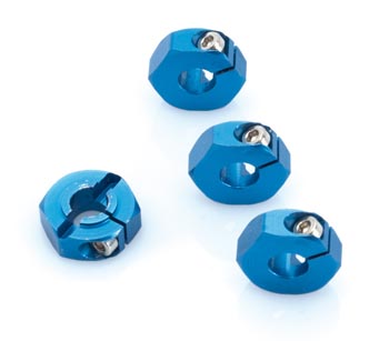 Bild p� 122503 - Aluminium Wheel-Adapter blue - S10 - 4 pack
