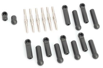 RC Radiostyrt 124500 - Turnbuckles L/R - S10 Twister BX - 6 pack