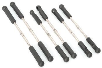 RC Radiostyrt 124509 - L/R Turnbuckles - S10 twister TX - 6 pack