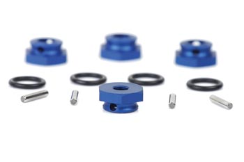 Bild p� 124600 - Aluminium Wheel-Adapter Blue - S10 Blast - 4 pack