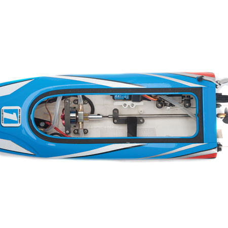 Thumbnail 734 f�r Borstl&ouml;sa RC b&aring;tar - LRP Deep Blue 420 Race BL - 2,4Ghz - RTR