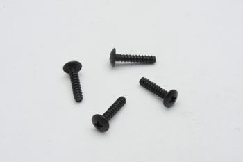 RC Radiostyrt C0100-86072 -  Cap Head Self Tapping Screws 2.6*12 - 4 pack