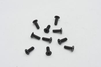 RC Radiostyrt C0100-86084 -  Countersunk Self Tapping Screws 2.6*8 - 10 pack