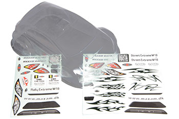 Bild p� C0400-14006 - 1:18 Rally/Street Clear bodyshell