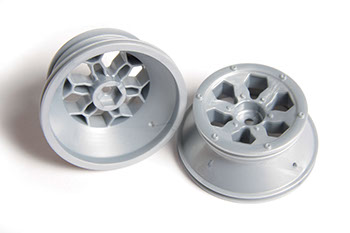 RC Radiostyrt C0400-58143S - 1:18 chrome Wheel rim