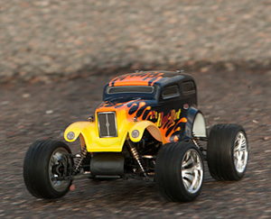 Thumbnail 730 f�r Radiostyrd bil - 1:10 - MaXam Hot Rod R10 BL - Borstl&ouml;s - 2,4Ghz - RTR