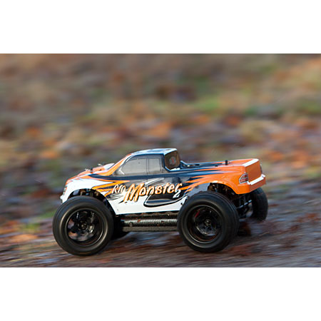 Thumbnail 734 f�r Rc bilar - 1:10 - MaXam R10 Monster 2 BL - Borstl&ouml;s - 4Wd - 2,4Ghz - RTR