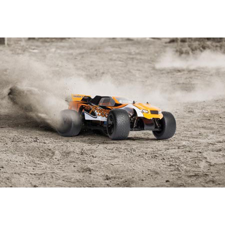 Thumbnail 734 f�r Radiostyrd bil - 1:10 - MaXam R10 Truggy 2 BL Borstl&ouml;s 4Wd 2,4Ghz RTR