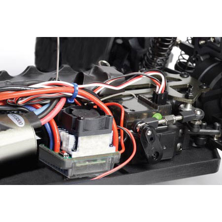 Thumbnail 734 f�r Radiostyrd bil - 1:10 - MaXam R10 Truggy 2 BL Borstl&ouml;s 4Wd 2,4Ghz RTR