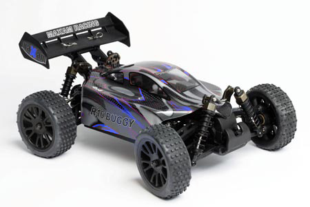 Bild p� Radiostyrd bil - 1:16 - MaXam Buggy 4wd - BL&Aring; - RTR
