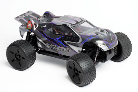 Bild p� Radiostyrd bil - 1:16 - MaXam Truggy 4wd - BL&Aring; - RTR