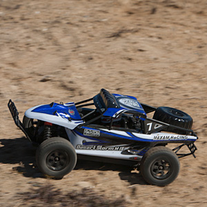 Thumbnail 734 f�r Radiostyrda bilar - 1:18 - M18 Desert Storm 4wd - Blue - 2,4Ghz - RTR