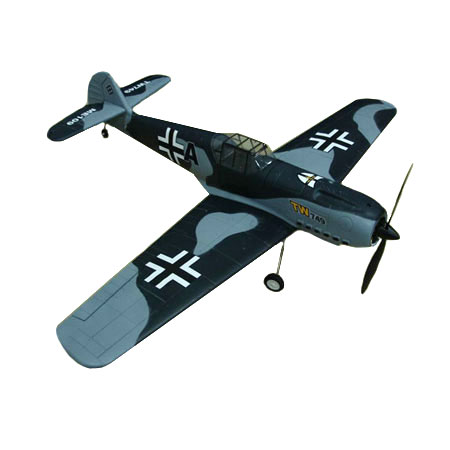 Flygplan - Messerschmitt Me 109 BL 2,4Ghz - EPO - 4ch - Borstlöst paket - RTF