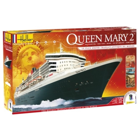 Bild p� Modellb&aring;tar - Queen Mary - 1:600