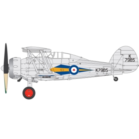 Thumbnail 734 f�r Modellflygplan - Airfix Gloster Gladiator MKI - 1:72 - Airfix