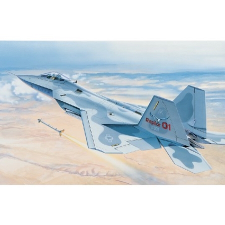 RC Radiostyrt Modellflygplan - F-22 Raptor - 1:48 - Italeri