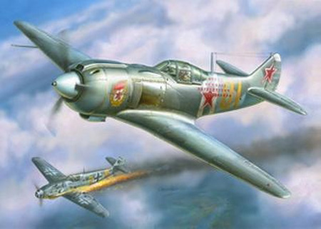 Modellflygplan - LA-5FN - Soviet Fighter - Zvezda - 1:48