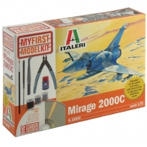 RC Radiostyrt Modellflygplan - MIRAGE 2000C - My first model kit - 1:72 (compl. set)